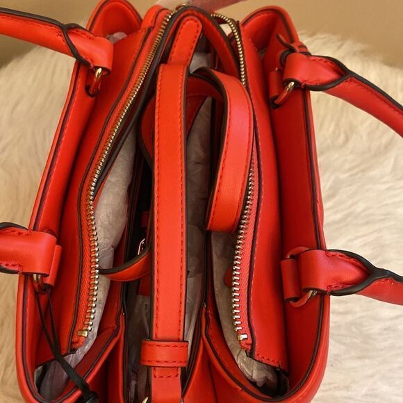 NWT DKNY Paige Md Satchel Crossbody Bag - Red - Valentine's Day - Picture 13 of 16